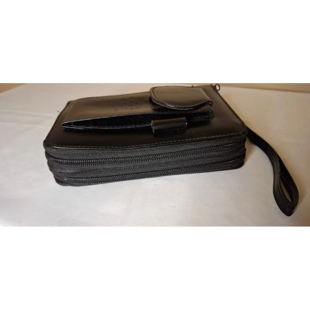 Advantage Organizer Black Planner Wallet 6-Ring Binder Calculator Phone Pocket
